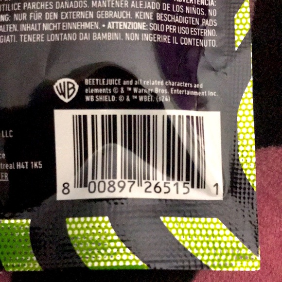 🆕Nyx Cosmetics xBeetlejuice Collection!SO!”Dead Cold”Cooling Under Eye Patches! - Picture 5 of 7